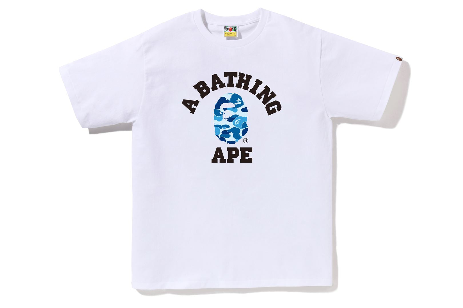 ABC CAMO COLLEGE TEE | bape.com