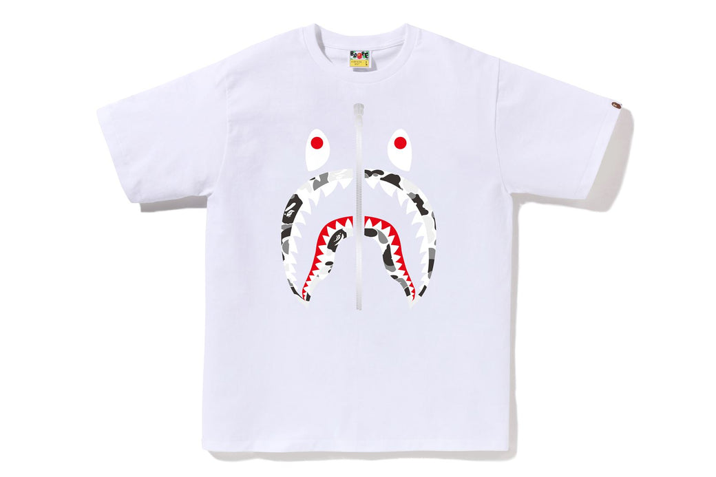 bape abc camo shark tee