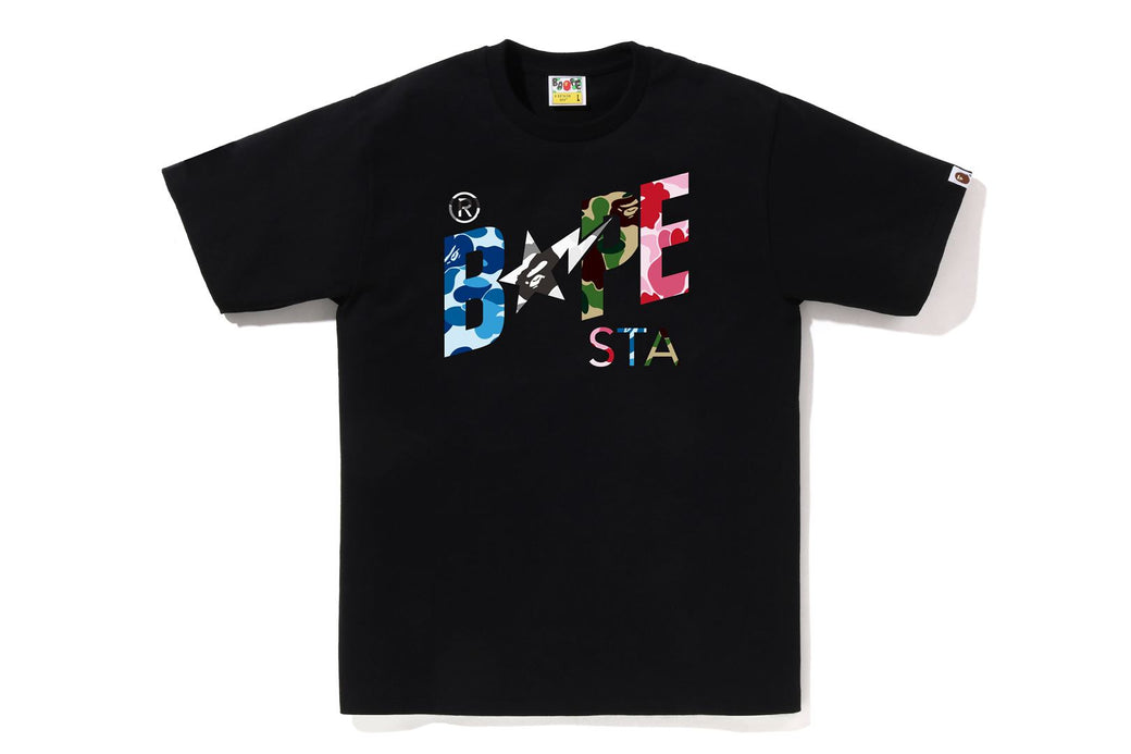 ABC CAMO CRAZY BAPE STA LOGO TEE | bape.com