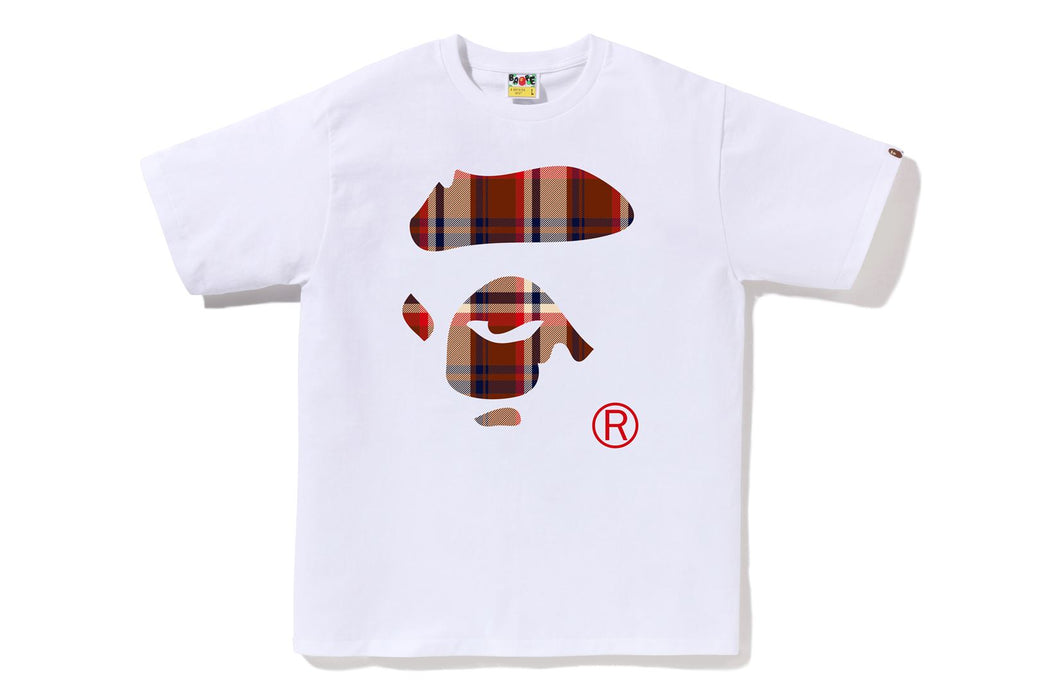 BAPE CHECK APE FACE TEE | bape.com