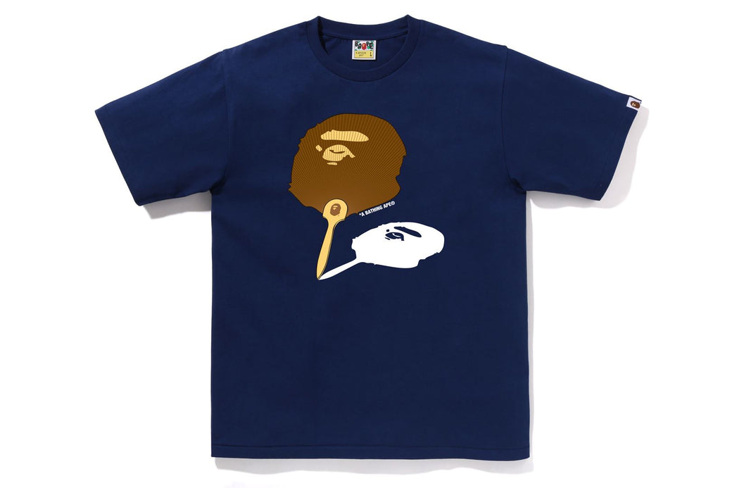 Navy bape shirt hotsell