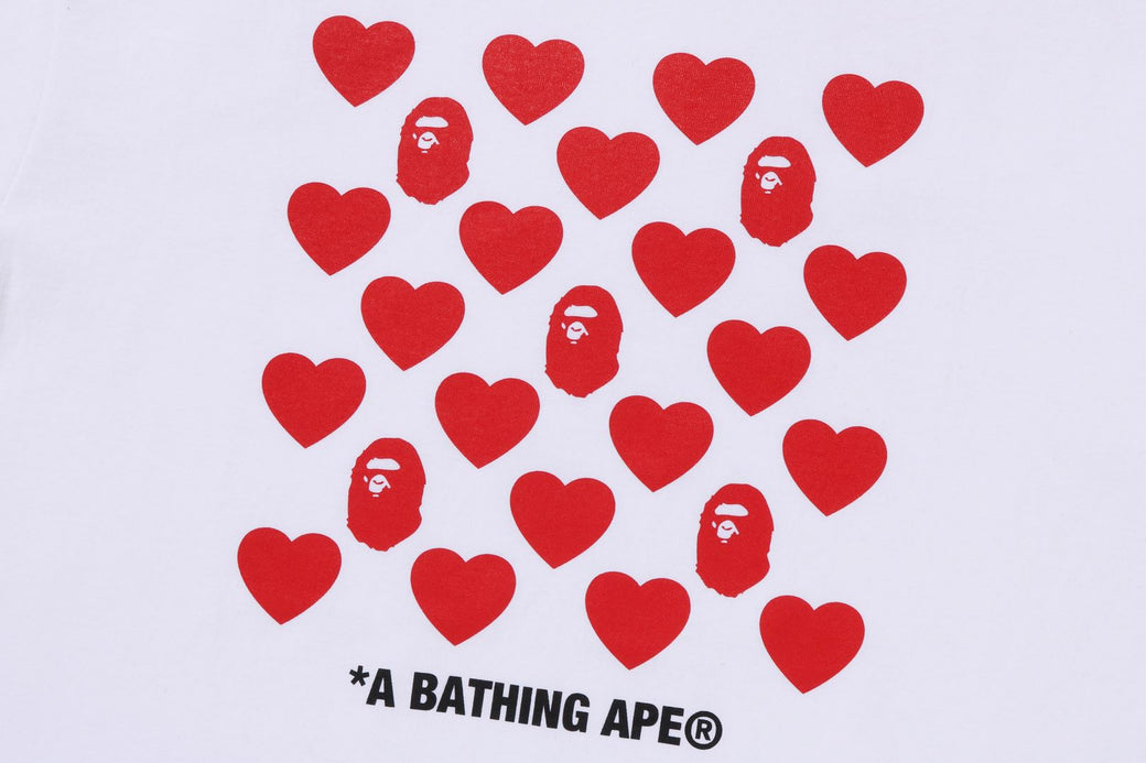 Bape heart logo hotsell