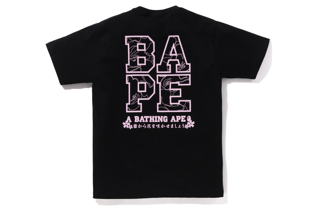 SAKURA PHOTO APE HEAD TEE | bape.com