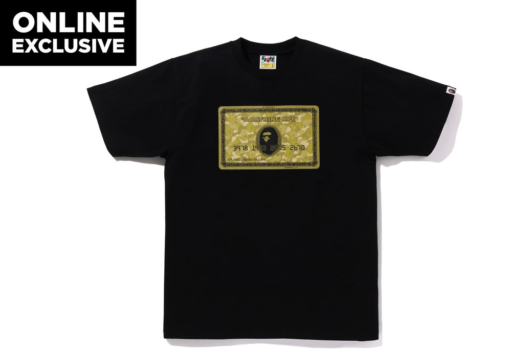 Gold bape shirt best sale