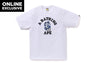 BAPE CAMO GO APE POINTER COLLEGE TEE