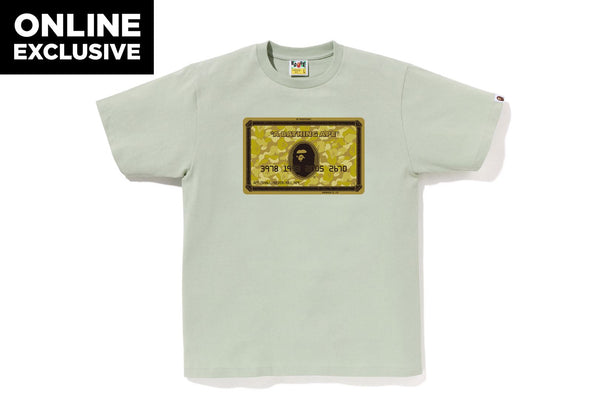 BAPE Mania Gold Card T-Shirt Size S New Rare Limited Edition