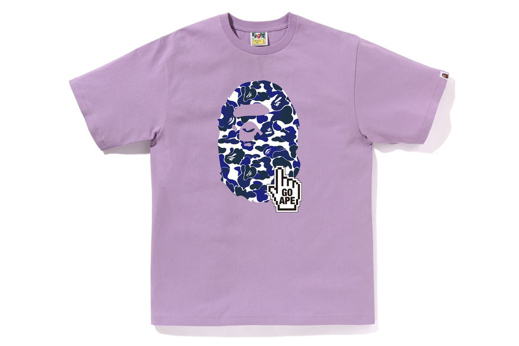 BAPE CAMO GO APE POINTER BIG APE HEAD TEE