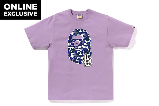 BAPE CAMO GO APE POINTER BIG APE HEAD TEE