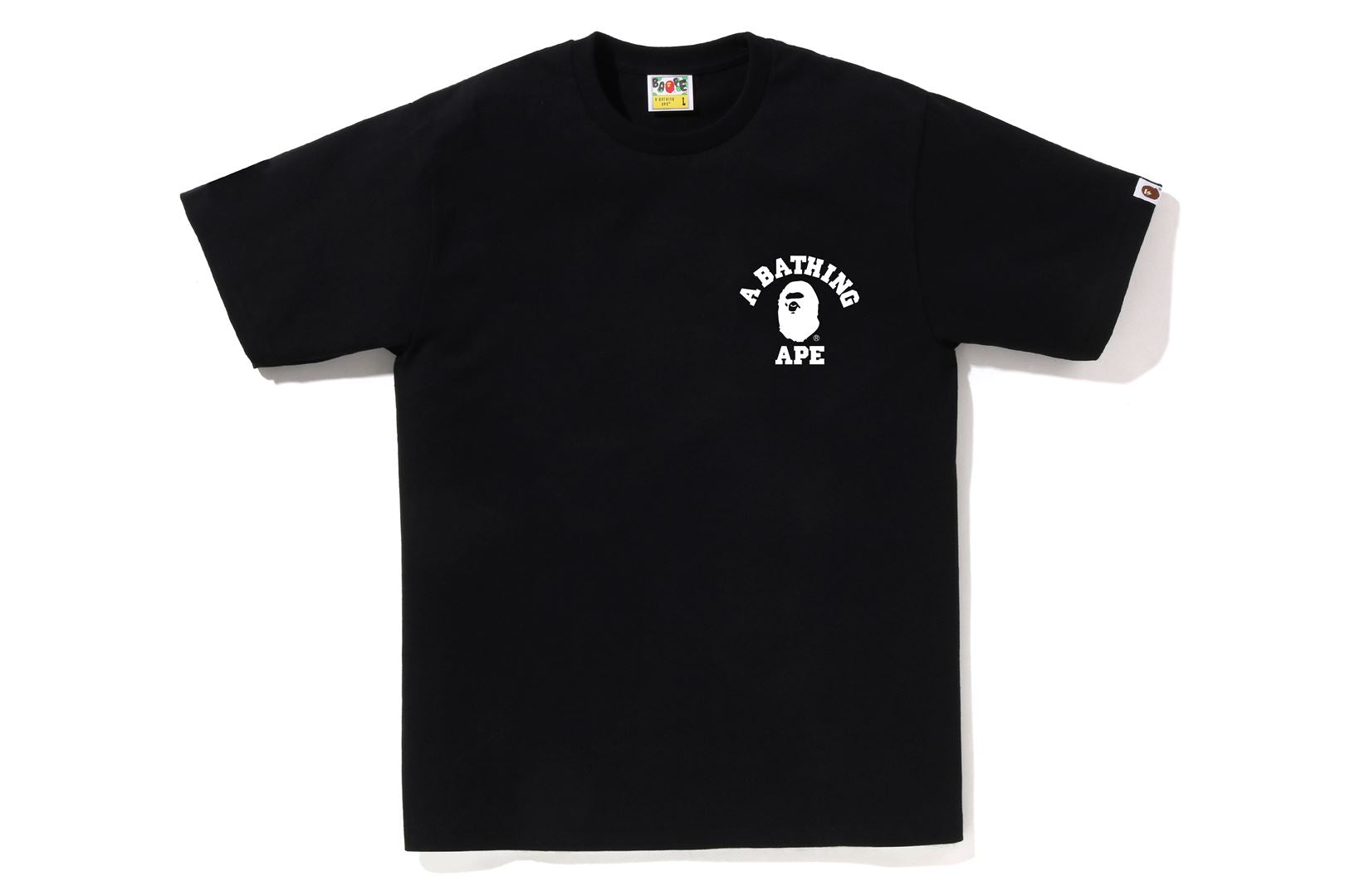 A BATHING APE チョコレートバーTシャツ sサイズ BICOLOR COLLEGE ATS TEE | bape.com