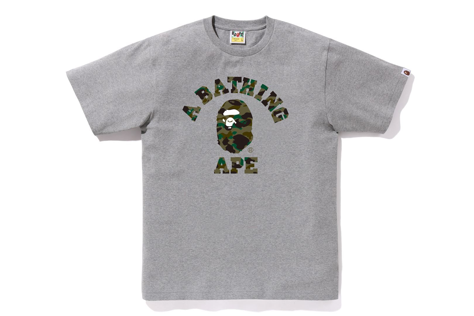国内配送★A BATHING APE★1ST CAMO カレッジロゴT 6色 1ST CAMO COLLEGE TEE | bape.com
