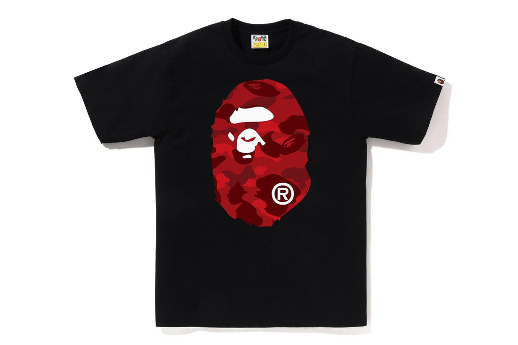 COLOR CAMO BIG APE HEAD TEE