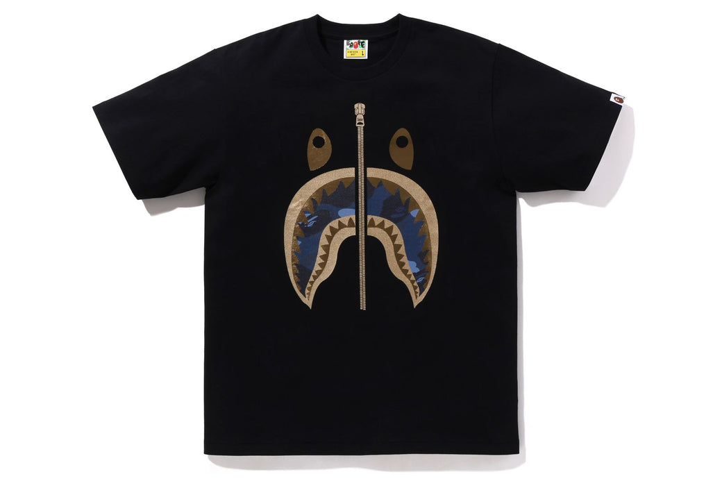 COLOR CAMO SHARK TEE bape