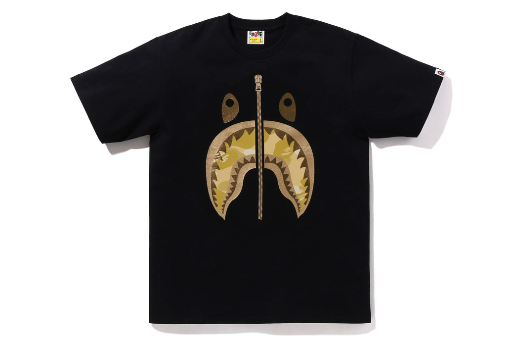 Tシャツ/カットソー(半袖/袖なし)BE@RTEE BAPE MEDICOM TOY CAMO SHARK 