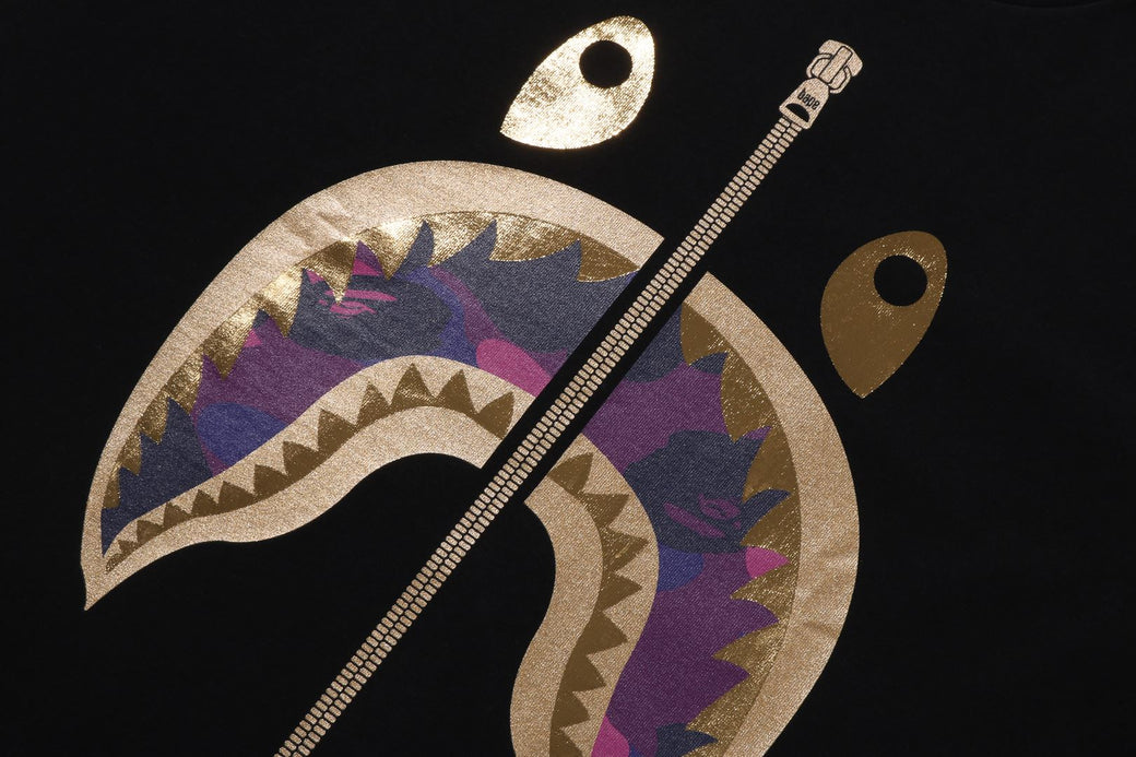 COLOR CAMO SHARK TEE | bape.com COLOR CAMO SHARK TEE | bape.com
