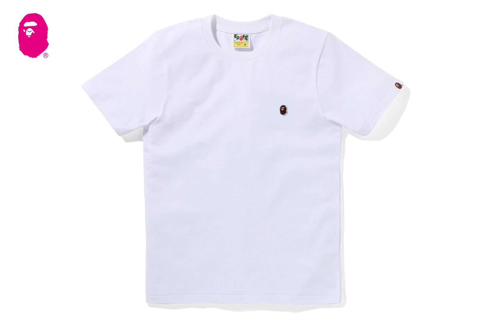 エイプ ワンポイントロゴ ラガーシャツ A BATHING APE(アベイシングエイプ) 00's One point logo border