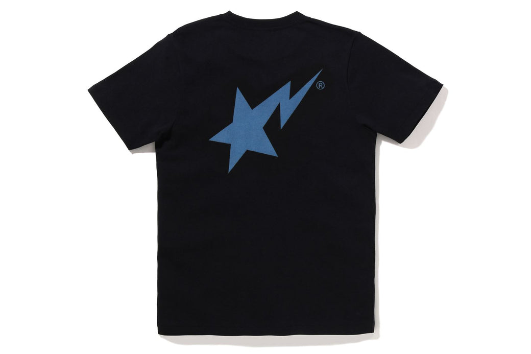 DENIM BAPE STA LOGO TEE