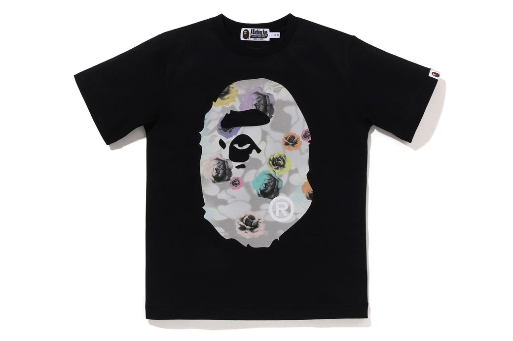 FLORAL CAMO BIG APE HEAD TEE bape