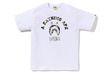 BAPE STORE NEW YORK MADISON AVENUE SHARK COLLEGE TEE