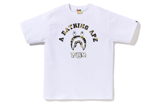 BAPE STORE NEW YORK MADISON AVENUE SHARK COLLEGE TEE