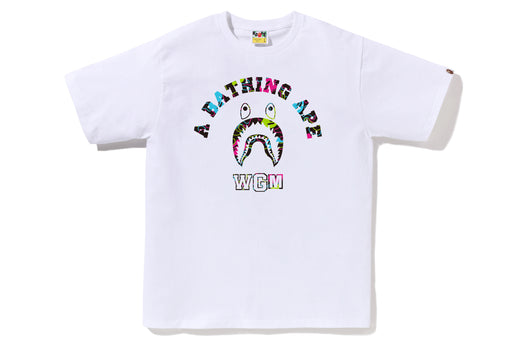 BAPE STORE LAS VEGAS SHARK COLLEGE TEE