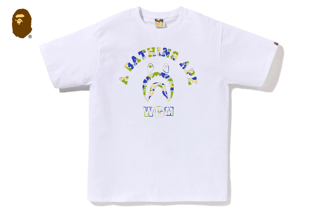 BAPE STORE NEW JERSEY SHARK COLLEGE TEE | bape.com