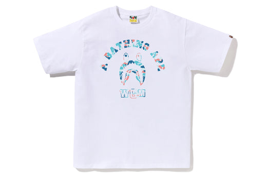 BAPE STORE HANGZHOU SHARK COLLEGE TEE