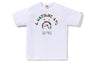 BAPE STORE DUBAI SHARK COLLEGE TEE