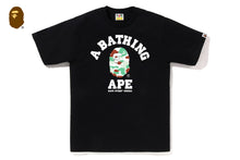 BAPE STORE SENDAI CAMO COLLEGE TEE