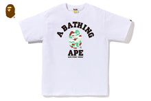 BAPE STORE SENDAI CAMO COLLEGE TEE