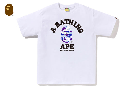 BAPE STORE NAGOYA CAMO COLLEGE TEE