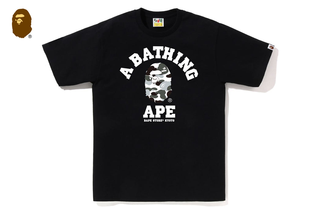 特大セール‼️ APE BAPE 黒 Tシャツ COLLEGE TEE エイプ BAPE X UNDFTD カレッジTシャツ-エイプ アンディフィー