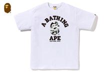 BAPE STORE KYOTO CAMO COLLEGE TEE