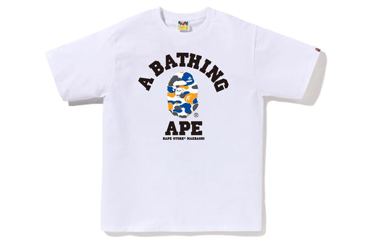 BAPE STORE MAEBASHI CAMO COLLEGE TEE