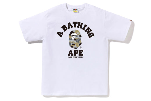 BAPE STORE GINZA CAMO COLLEGE TEE