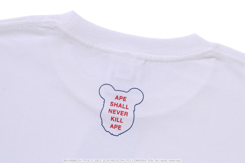 Bape x Medicom sale Toy Camo Bear Tee White Large