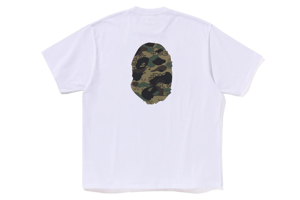 BAPE X CLOT 】CAMO BIG APE HEAD RELAXED FIT TEE | bape.com