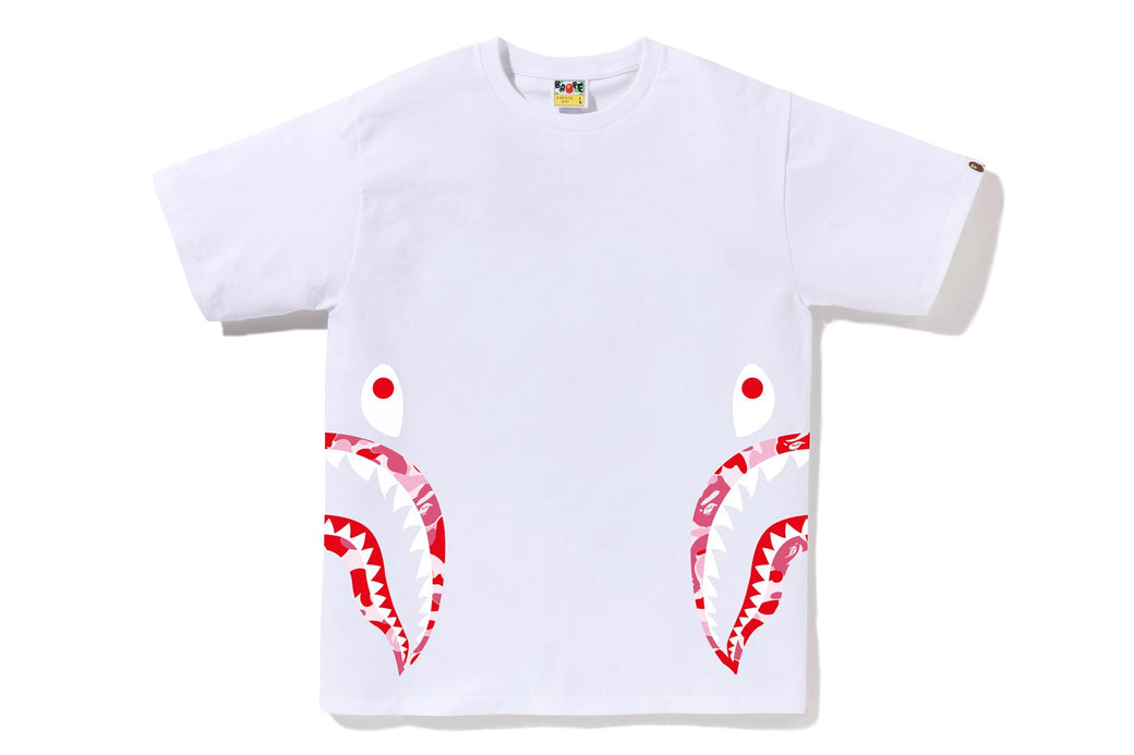 ABC CAMO SIDE SHARK TEE | bape.com