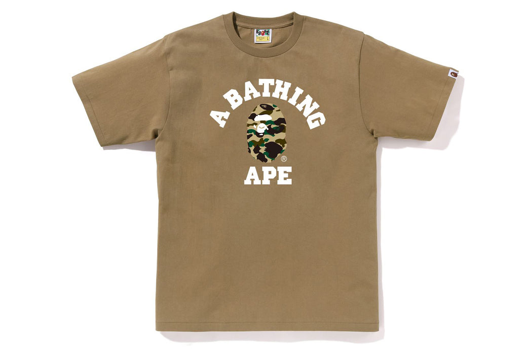 1ST CAMO COLLEGE TEE | bape.com