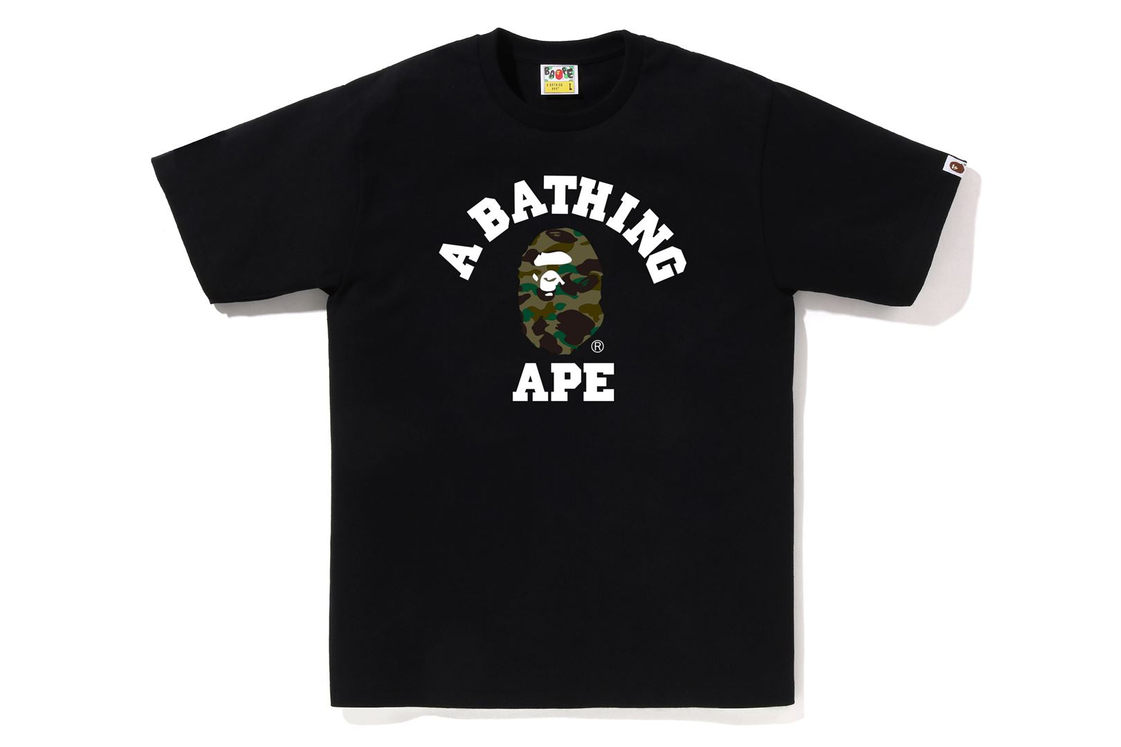 国内配送★A BATHING APE★1ST CAMO カレッジロゴT 6色 1ST CAMO COLLEGE TEE | bape.com