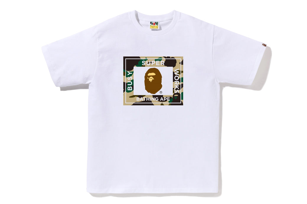 1ST CAMO SUPER BUSY WORKS TEE | bape.com