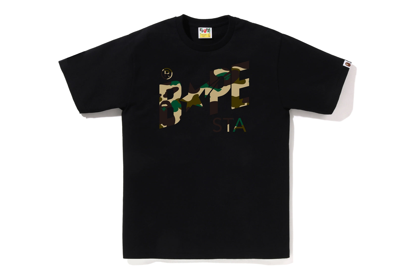 【A BATHING APE】4色展開 1ST CAMO ARMY NAME TEE 要在庫確認 1ST CAMO ARMY NAME TEE | bape.com