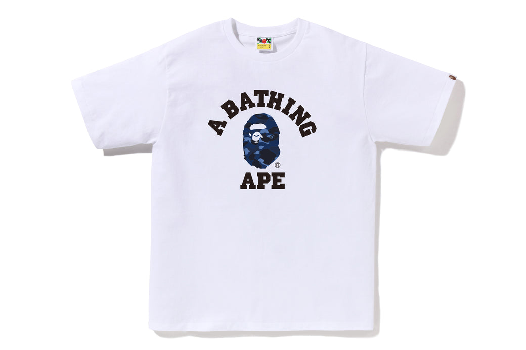 冬ギフト セ COLOR CAMO COLLEGE TEE | bape.com トップス