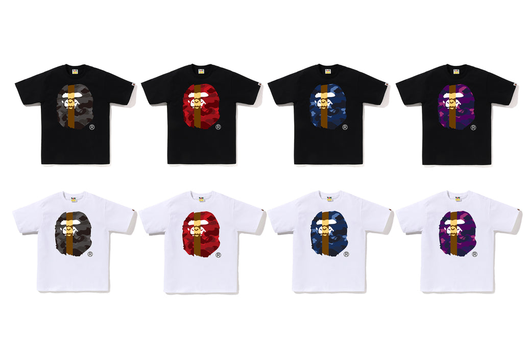 BAPE outlets Color Camo Big Ape Head T-shirt