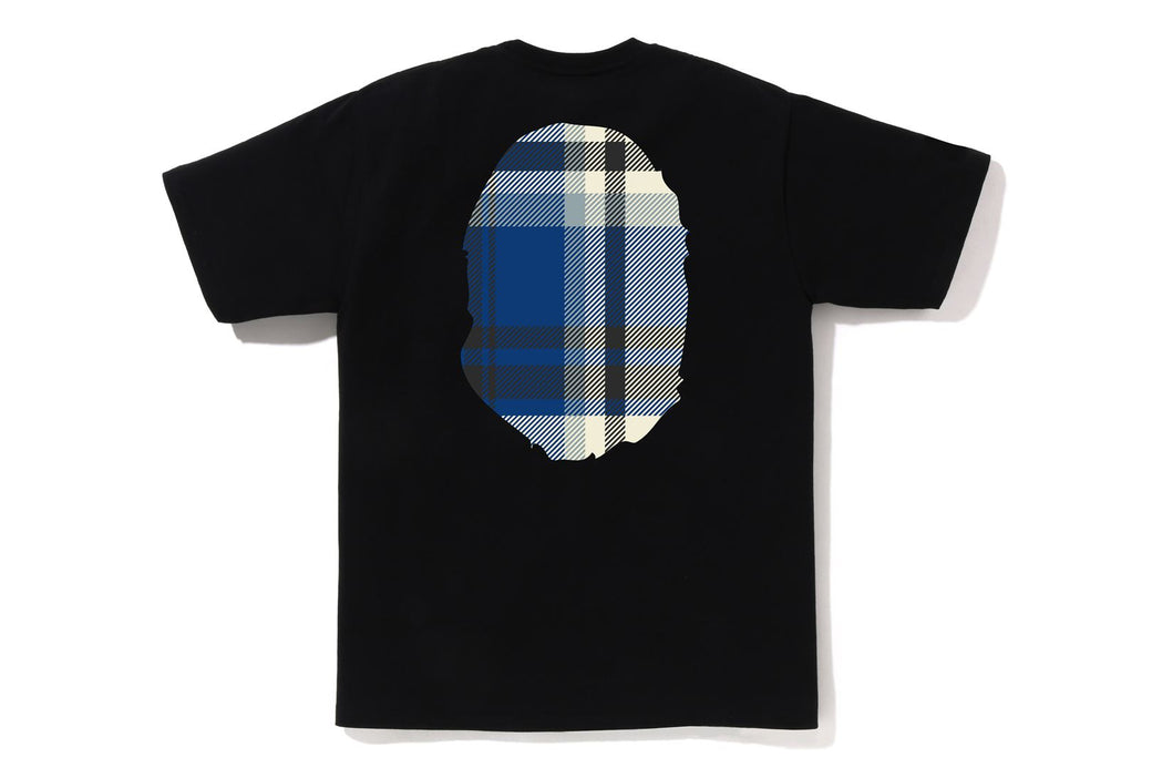 BAPE CHECK BIG APE HEAD TEE | bape.com