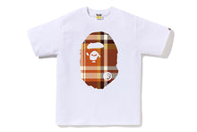 BAPE CHECK BIG APE HEAD TEE