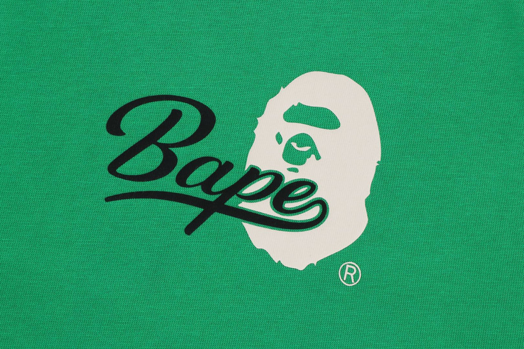 CURSIVE COLLEGE LOGO RELAXED FIT TEE bape