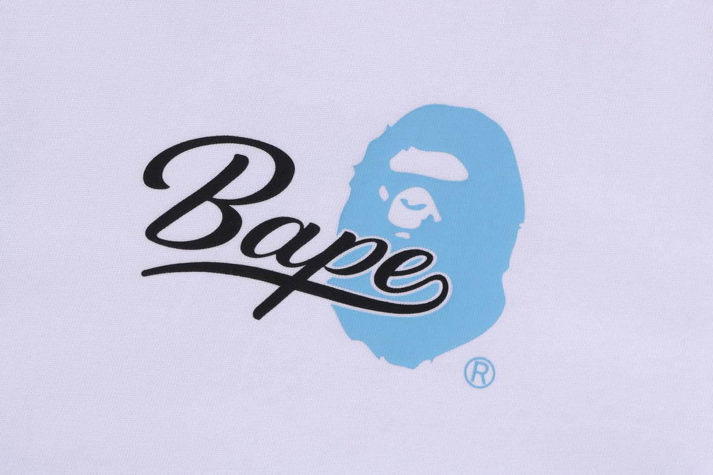 CURSIVE COLLEGE LOGO RELAXED FIT TEE bape