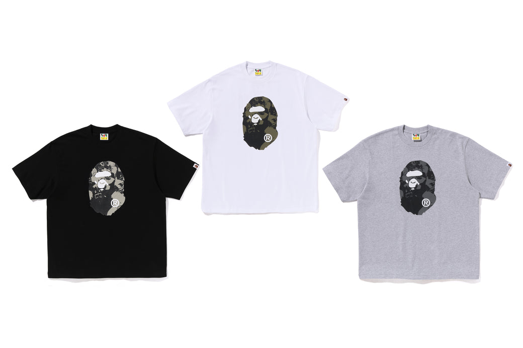 SHARK SEIJIN APE HEAD RELAXED FIT TEE bape