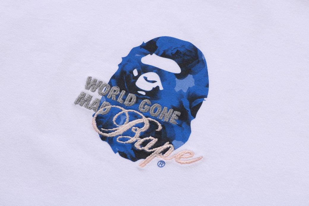 FLORAL SOLID CAMO MEDIUM APE HEAD RELAXED FIT TEE | bape.com