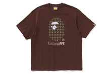 STA HOUNDSTOOTH BY BATHING APE RELAXED FIT TEE